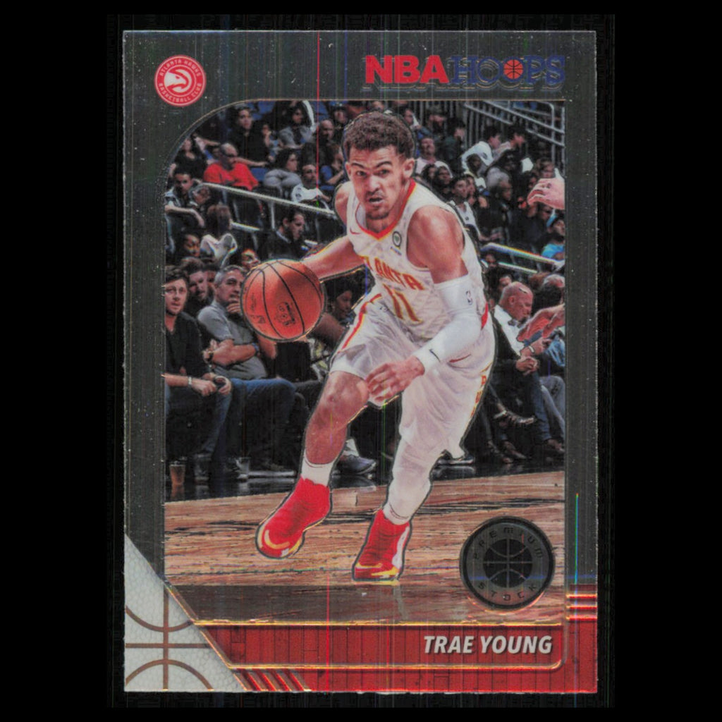 Trae Young #1 2019 Hoops Premium Stock Atlanta Hawks Basketball Card NBA NM