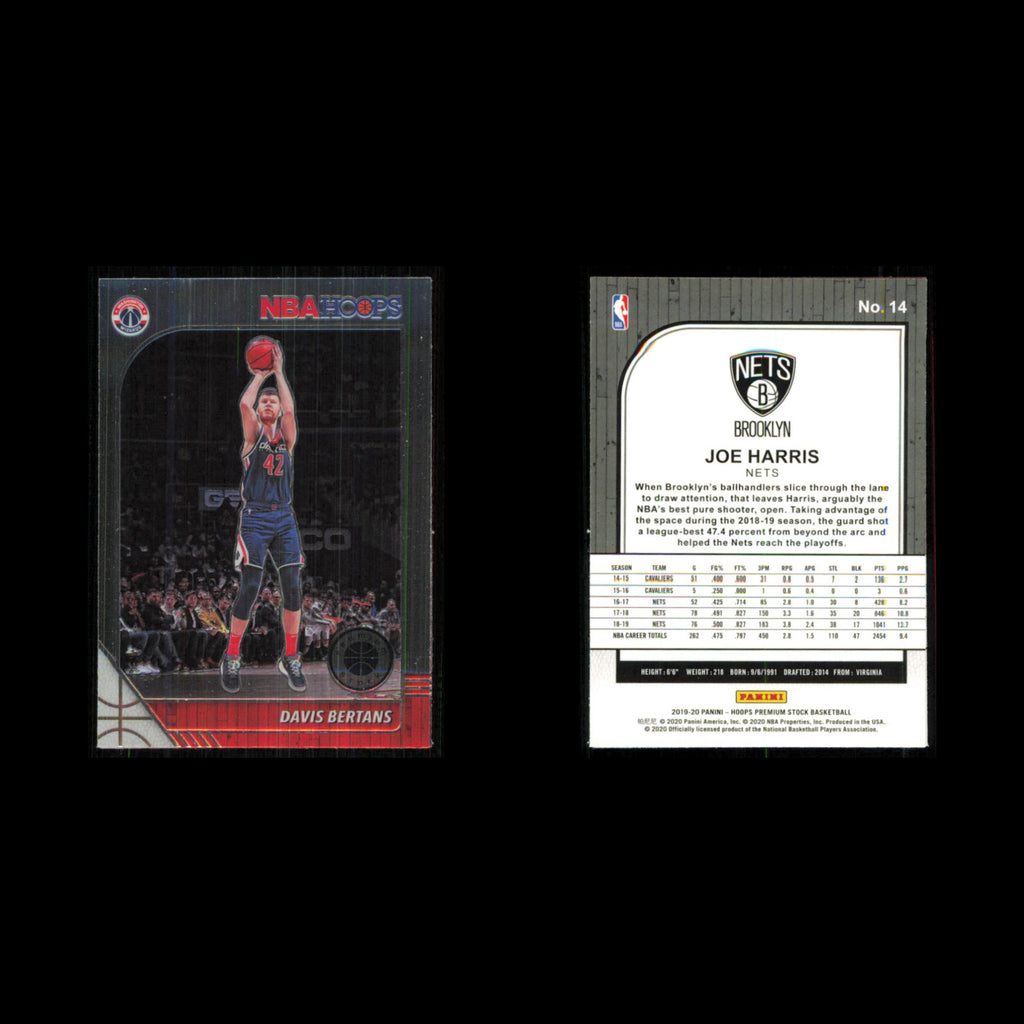 Joe Harris #14 2019 Hoops Premium Stock Brooklyn Nets Basketball Card NBA NM