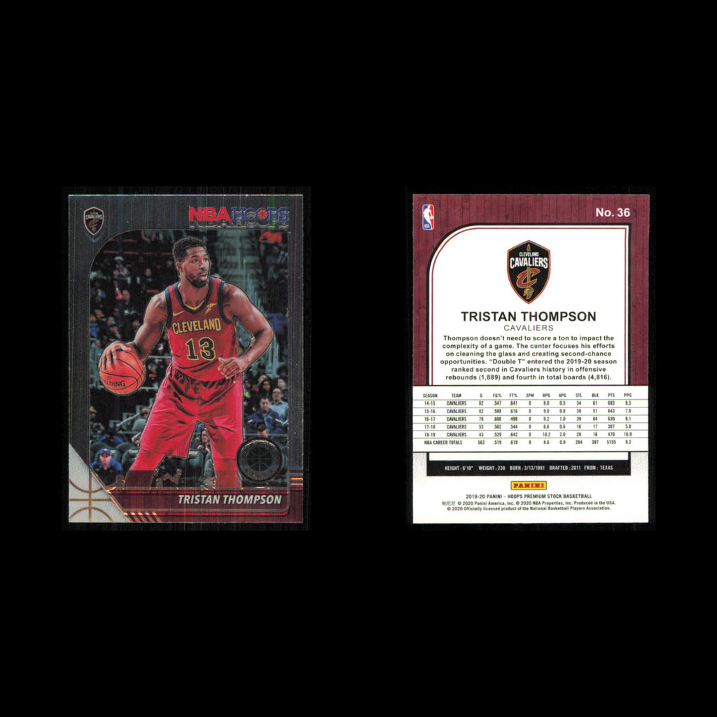 Tristan Thompson #36 2019 Hoops Premium Stock Cleveland Cavaliers Basketball NBA
