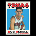 Bob Bedell #153 1971 Topps Texas Chaparrals Basketball Card NBA NM