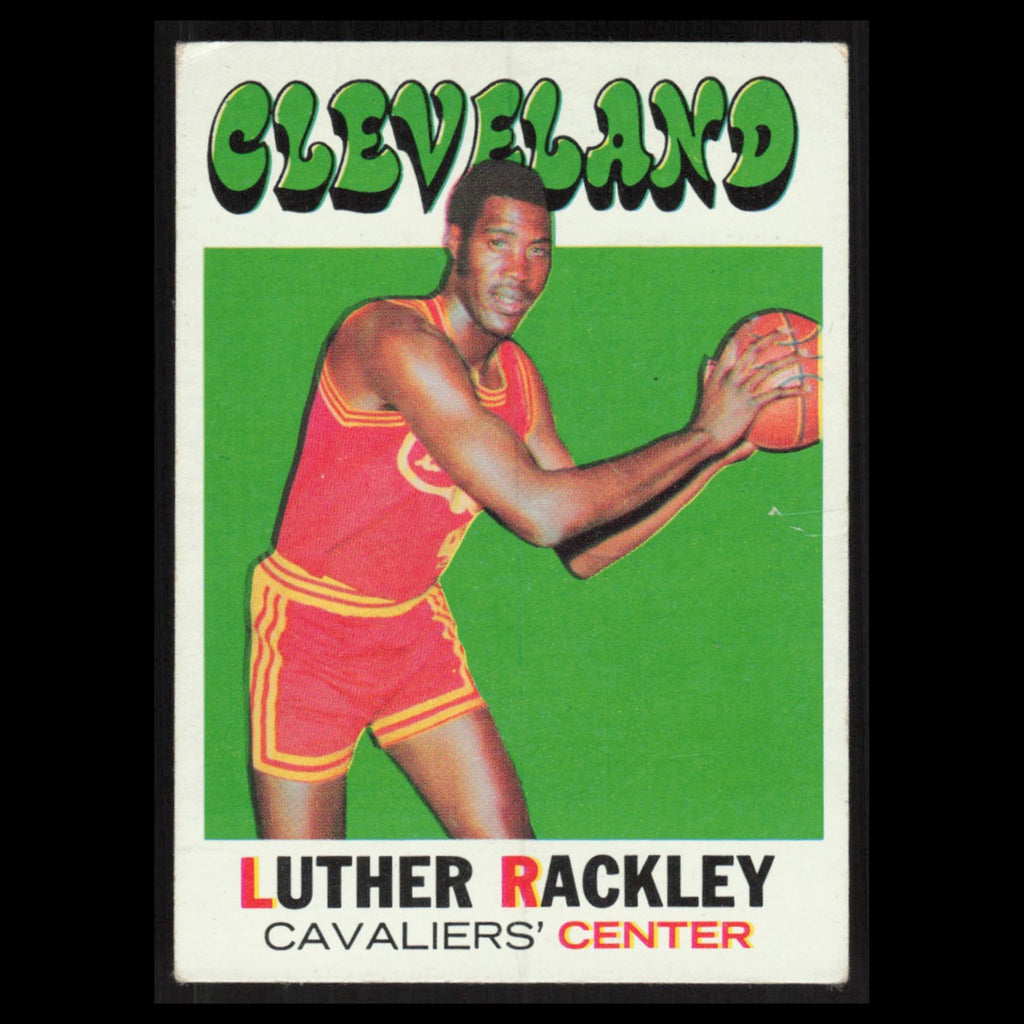 Luther Rackley #88 1971 Topps Cleveland Cavaliers Basketball Card NBA NM