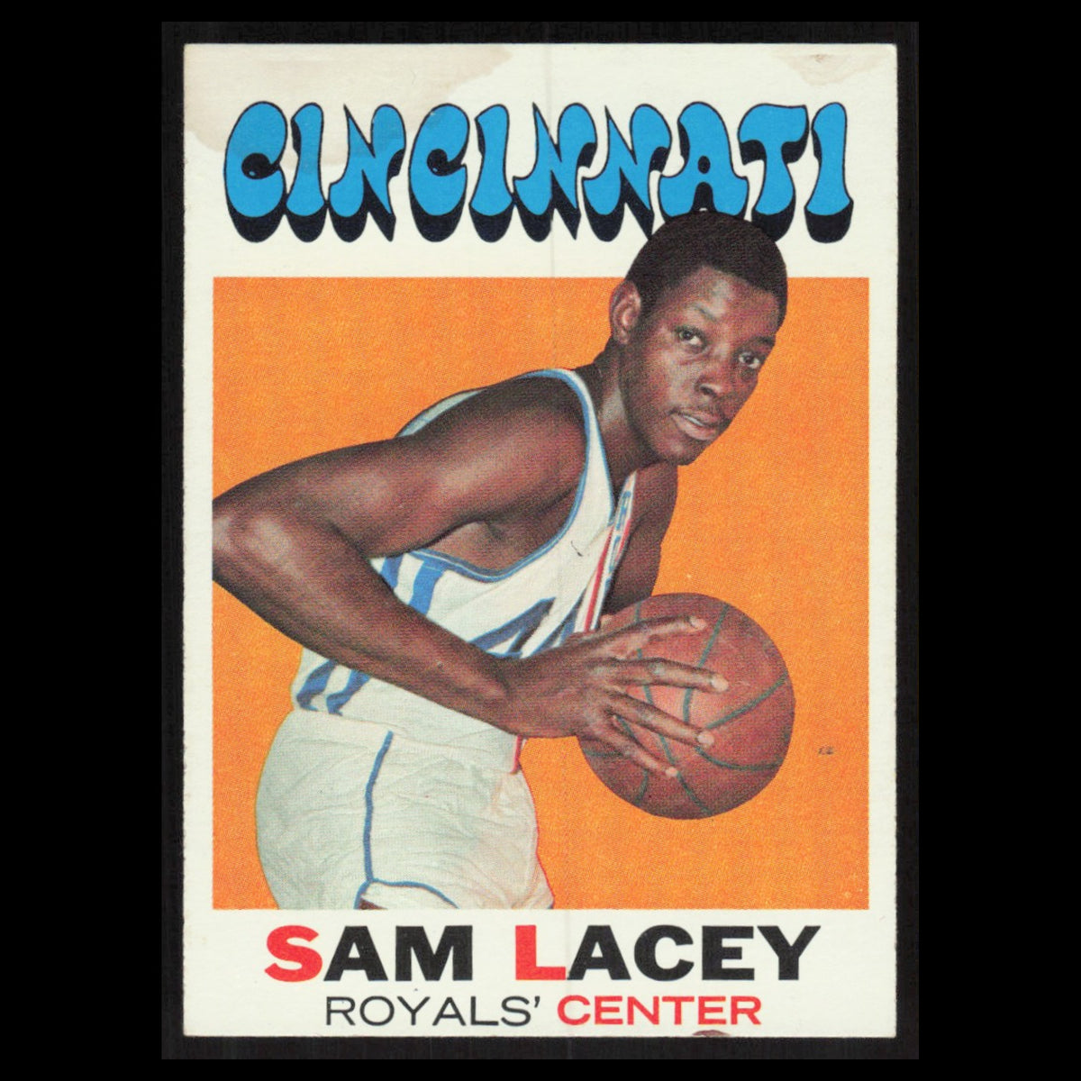 Sam Lacey Rookie #57 1971 Topps Cincinnati Royals Basketball Card NBA NM