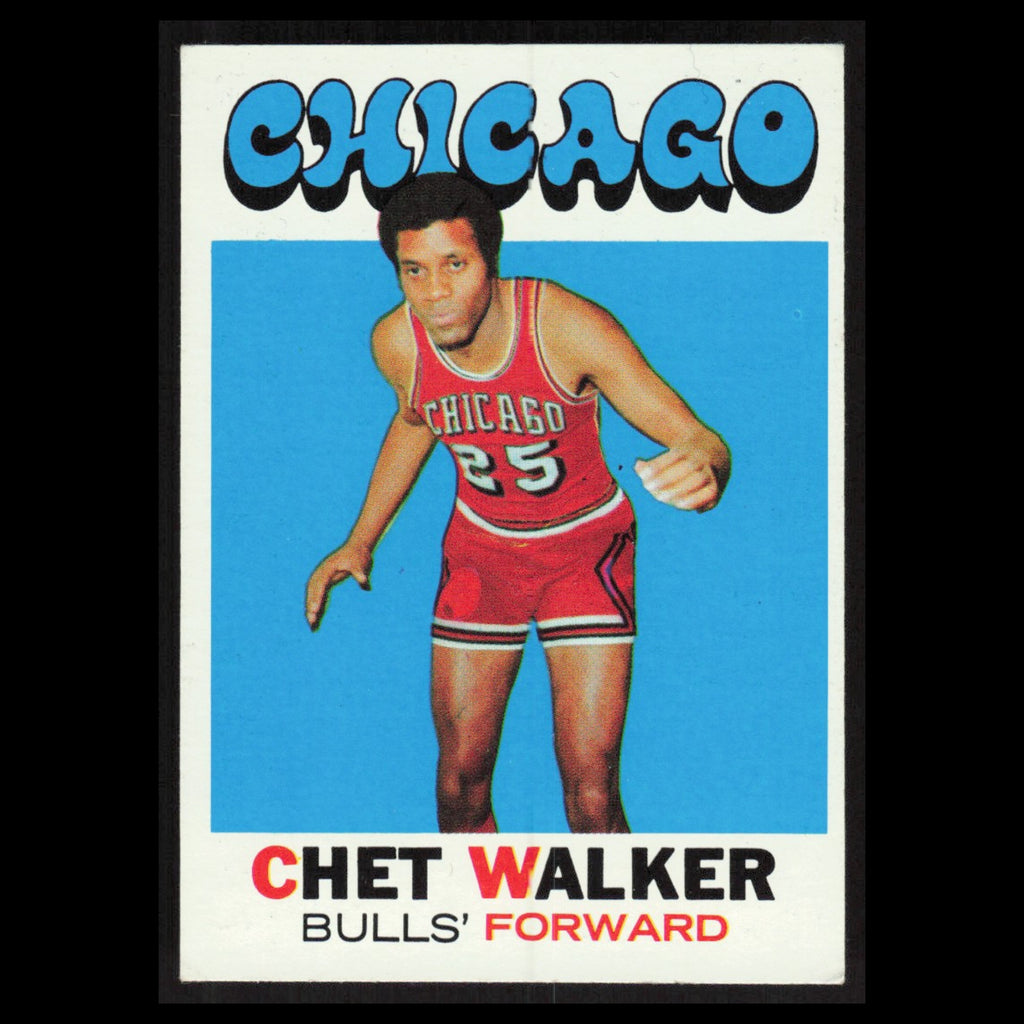 Chet Walker #66 1971 Topps Chicago Bulls Basketball Card NBA NM