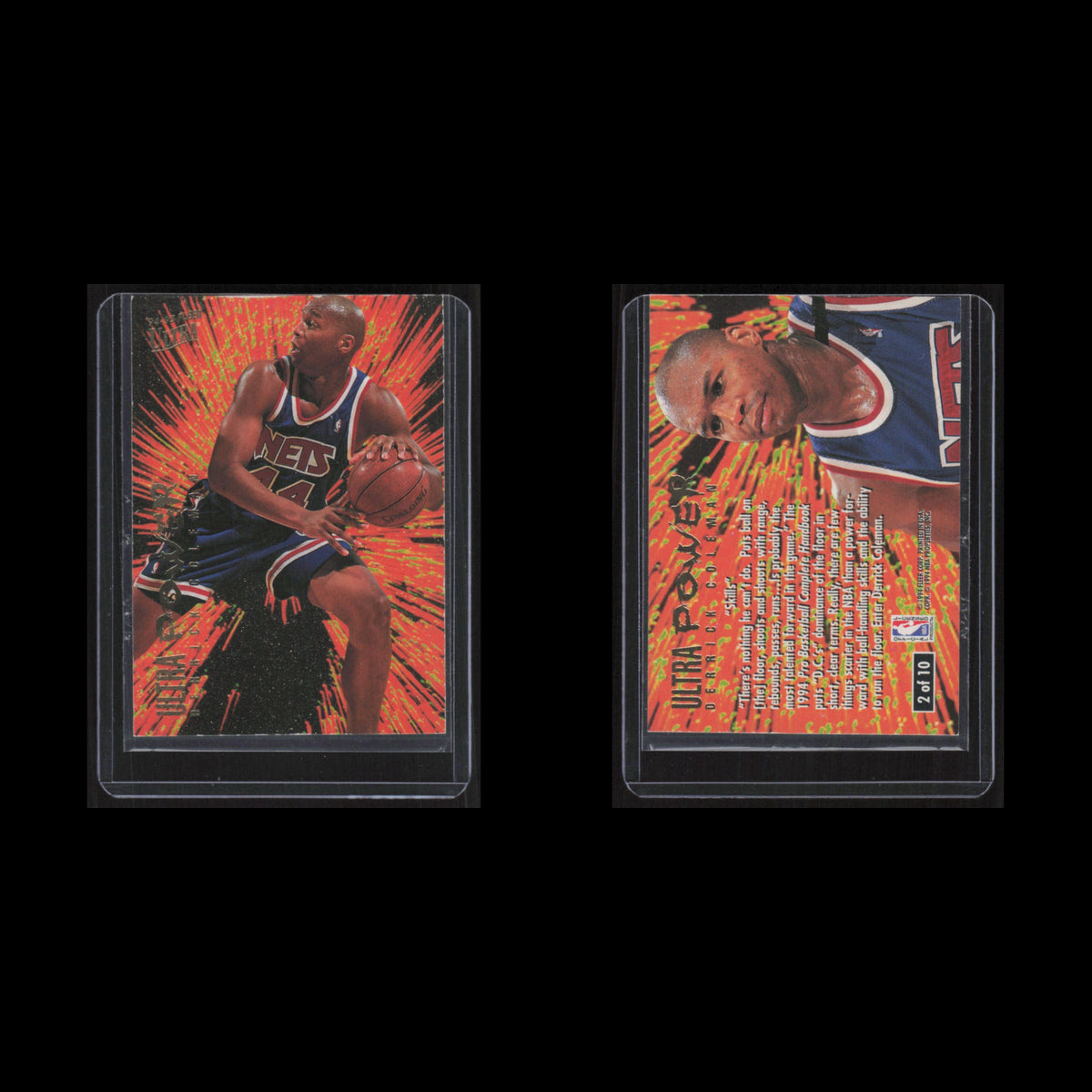 Derrick Coleman #2 1994 Ultra Power New Jersey Nets Basketball Card NBA NM