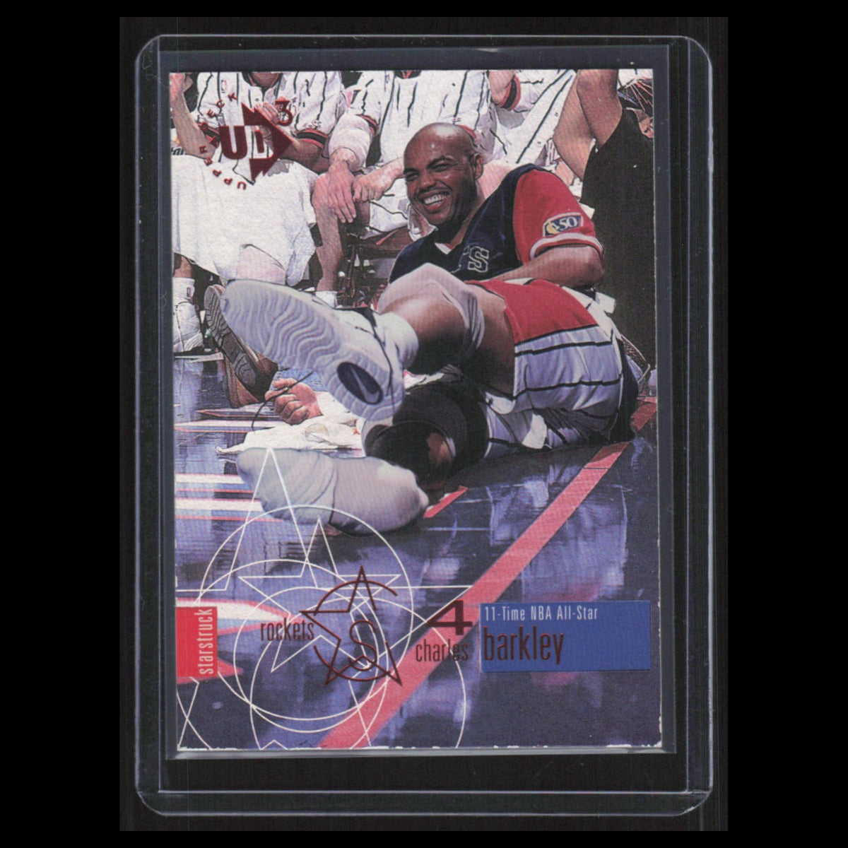 Charles Barkley #27 1997 Upper Deck UD3 Houston Rockets Basketball Card NBA NM