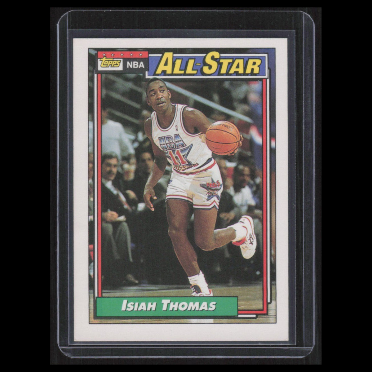 Isiah Thomas #118 1992 Topps Detroit Pistons Basketball Card NBA NM