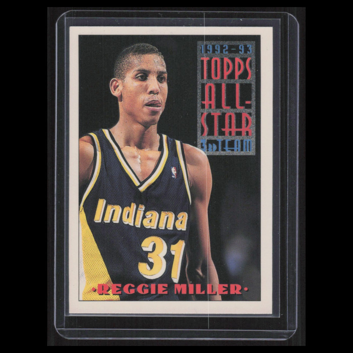 Reggie Miller #133 1993 Topps Indiana Pacers Basketball Card NBA NM