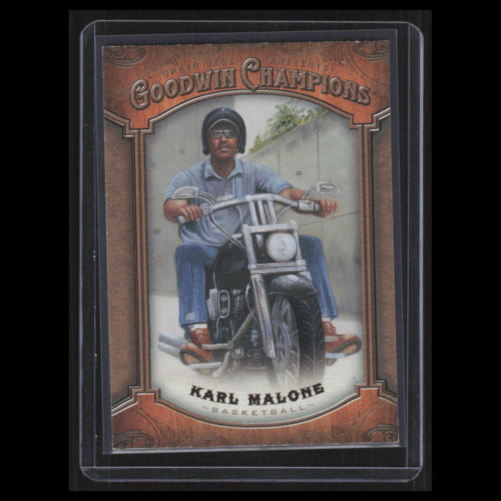Karl Malone #128 2014 Goodwin Champions Basketball Card NBA NM