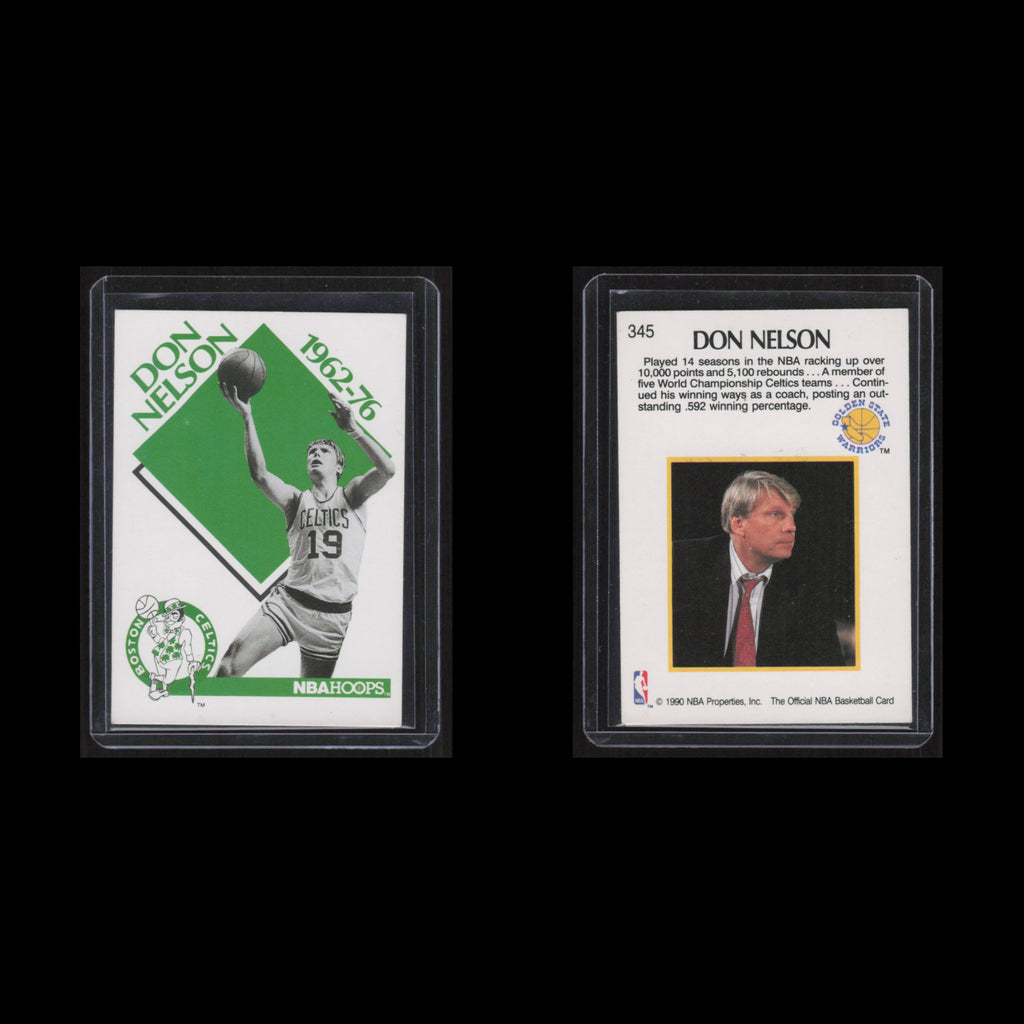 Don Nelson #345 1990 Hoops Boston Celtics/Golden State Warriors Basketball Card