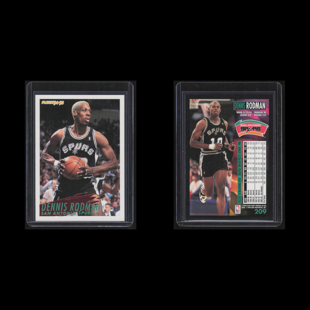 Dennis Rodman #209 1994 Fleer San Antonio Spurs Basketball Card NBA NM