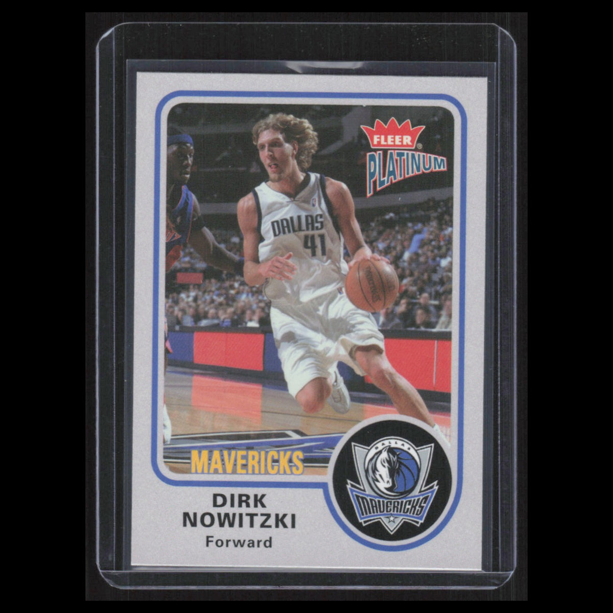 Dirk Nowitzki #79 2002 Fleer Platinum Dallas Mavericks Basketball Card NBA NM
