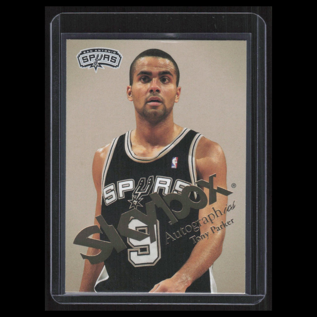 Tony Parker #3 2003 SkyBox Autographics San Antonio Spurs Basketball Card NBA NM