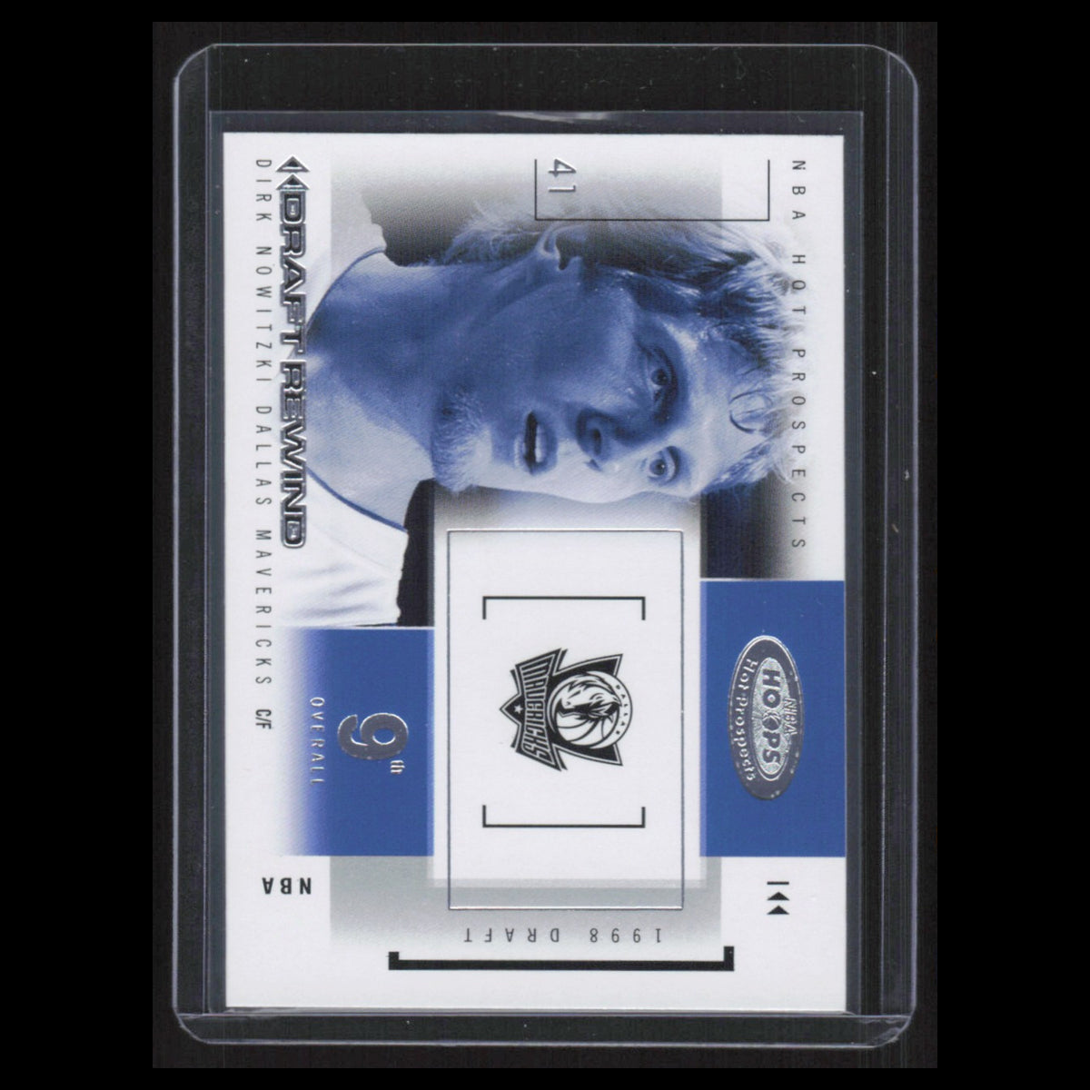 Dirk Nowitzki #144 2004 NBA Hoops Hot Prosepcts Dallas Mavericks Basketball Card