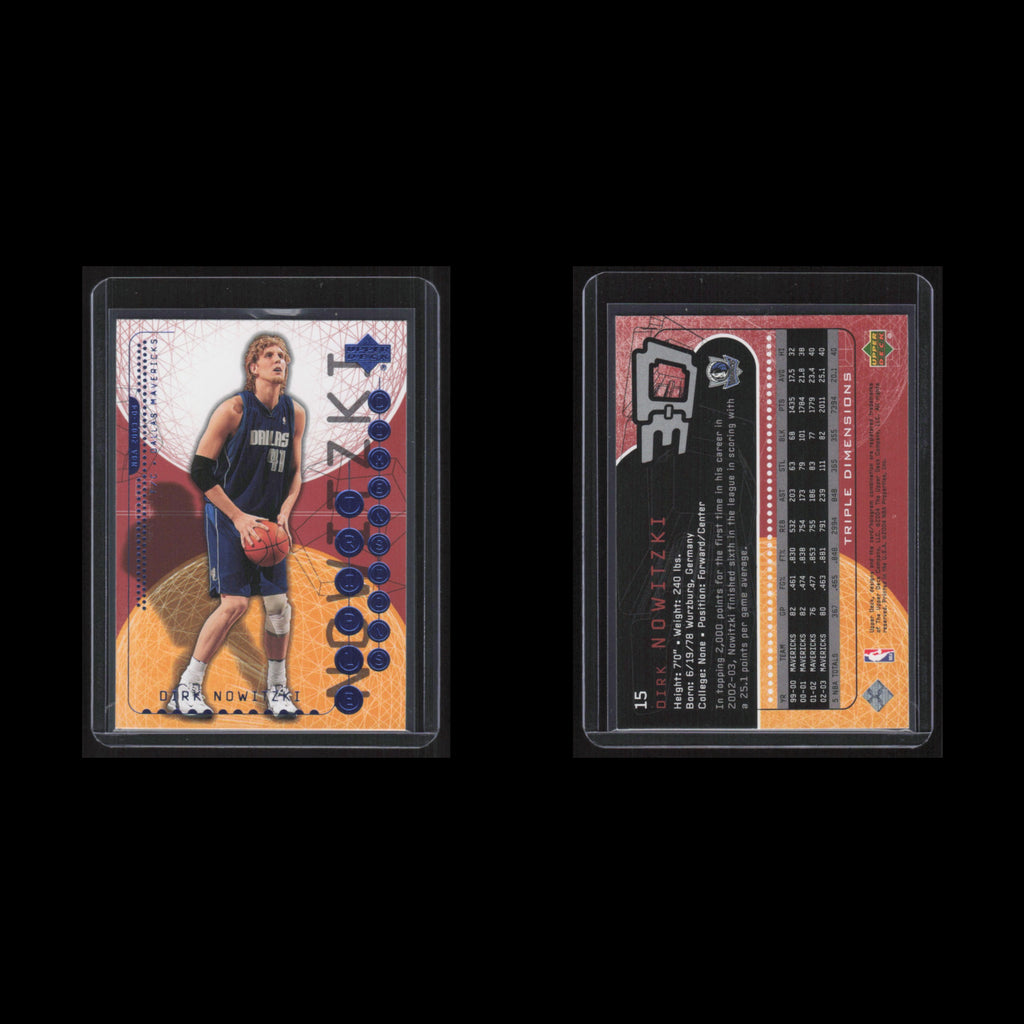 Dirk Nowitzki #15 2004 Upper Deck Dallas Mavericks Basketball Card NBA NM