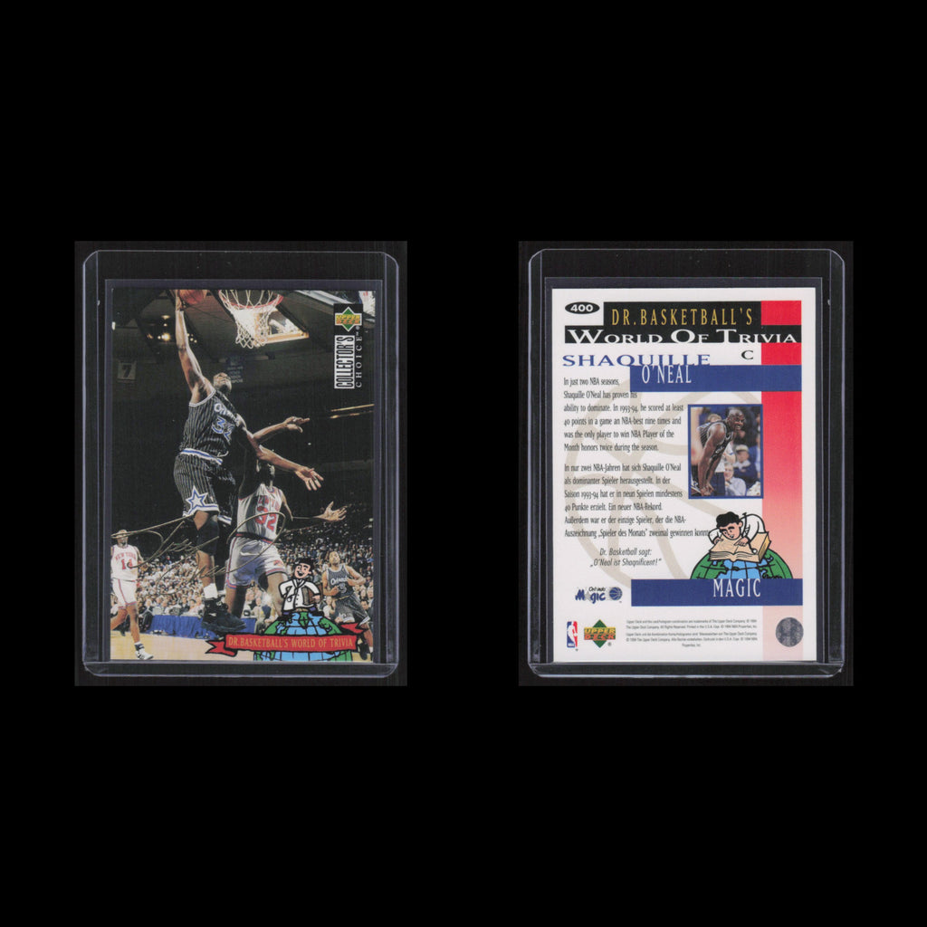 Shaquille ONeal #400 1994 Collectors Choice Orlando Magic Basketball Card NBA NM
