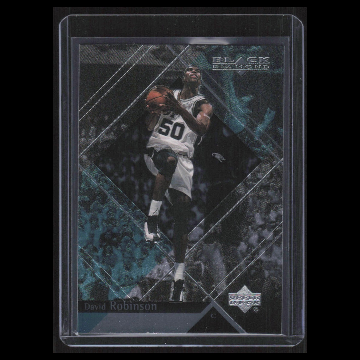 David Robinson #73 1999 Upper Deck Black Diamond San Antonio Spurs Basketball NM