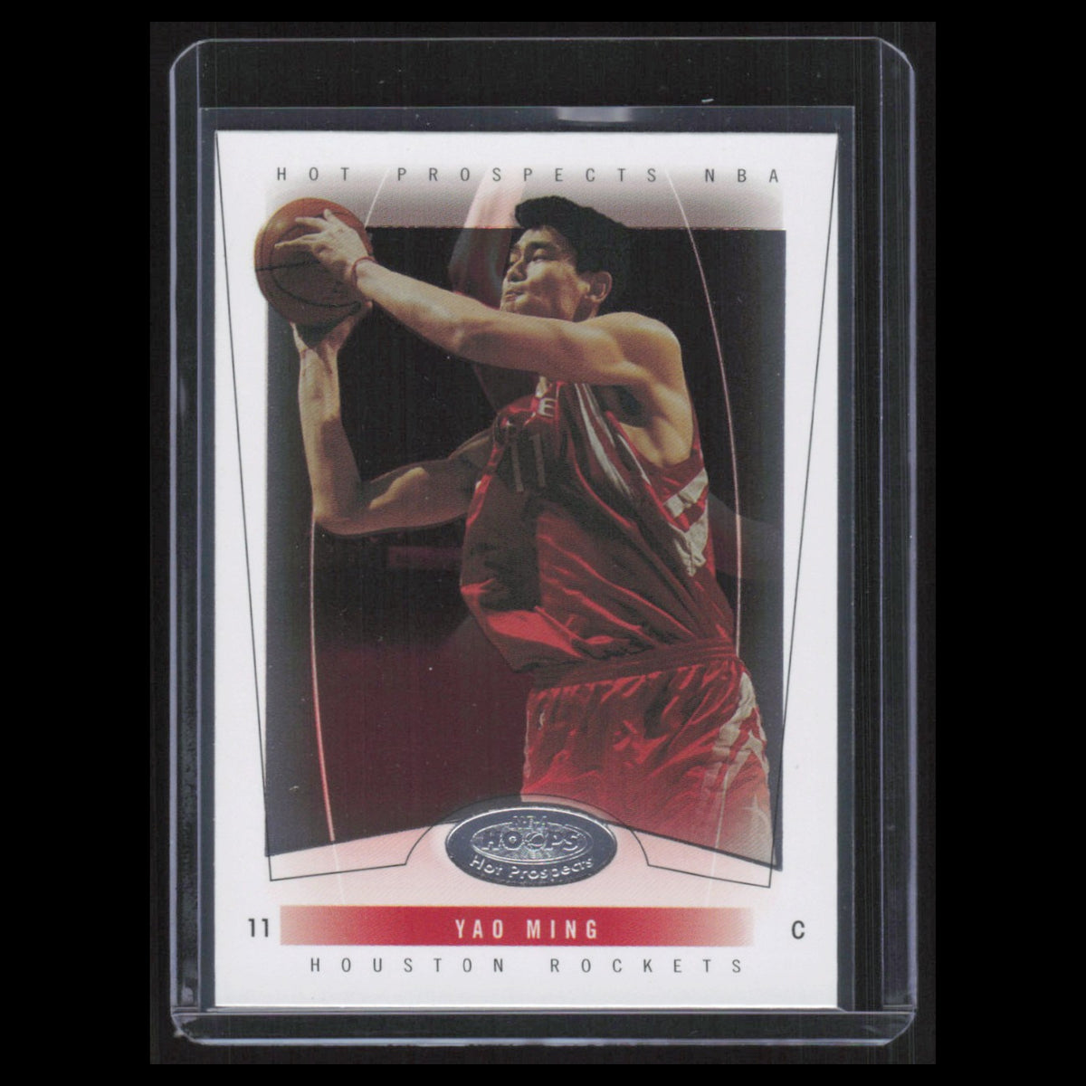Yao Ming #21 2004 Hoops Hot Prospects Houston Rockets Basketball Card NBA NM