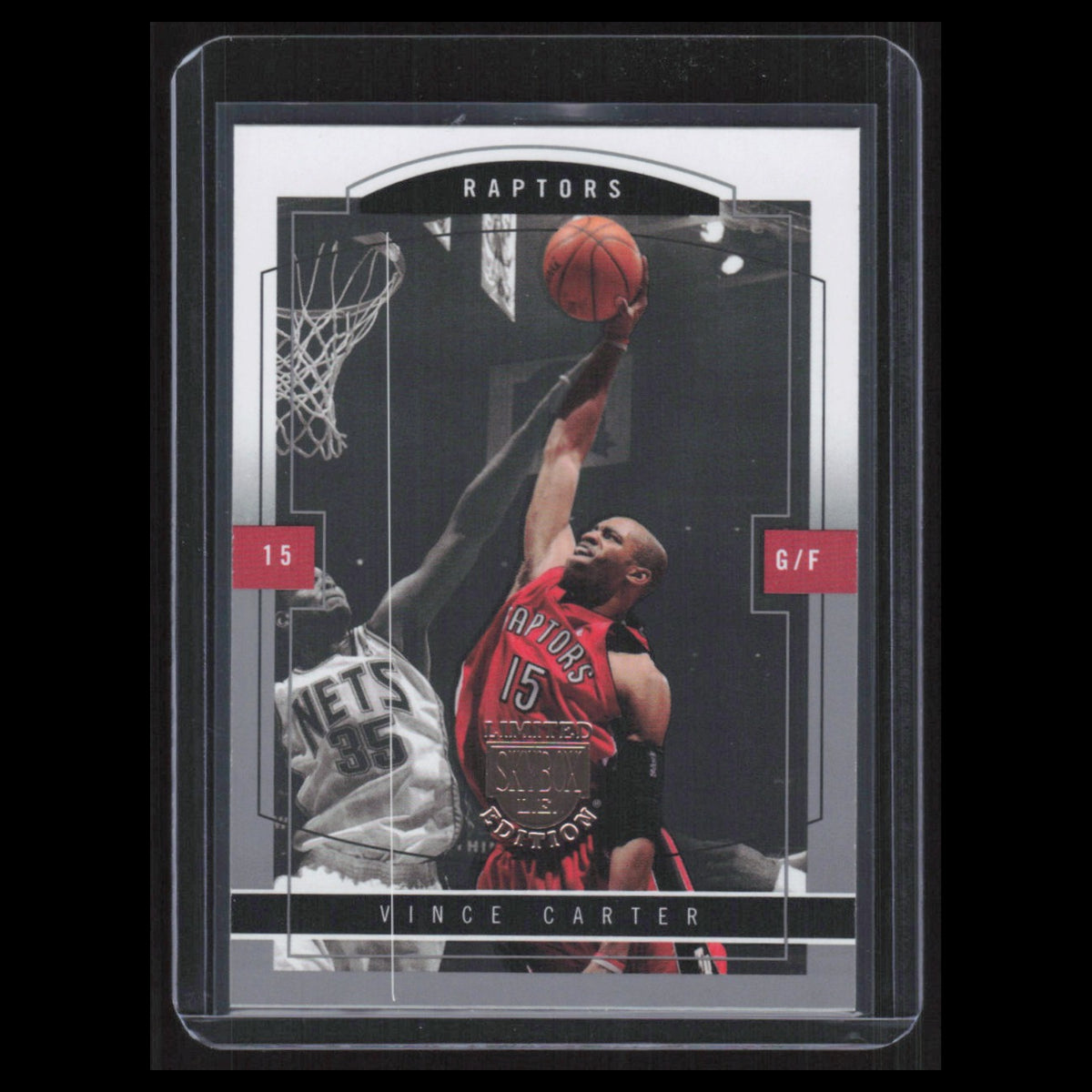 Vince Carter #40 2004 Fleer Skybox Limited Edition Toronto Raptors Basketball NM