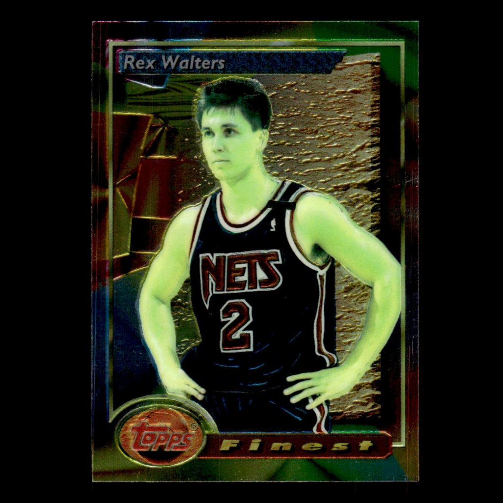 Rex Walters #190 1993 Topps Finest New Jersey Nets Basketball Card NBA NM