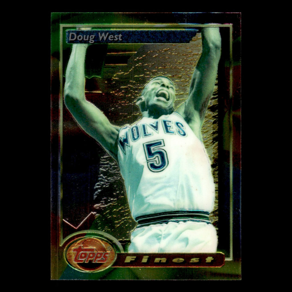 Doug West #202 1993 Topps Finest Minnesota Timberwolves Basketball Card NBA NM