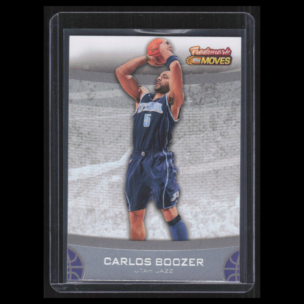 Carlos Boozer #37 2007 Topps Trademark Moves Utah Jazz Basketball Card NBA NM