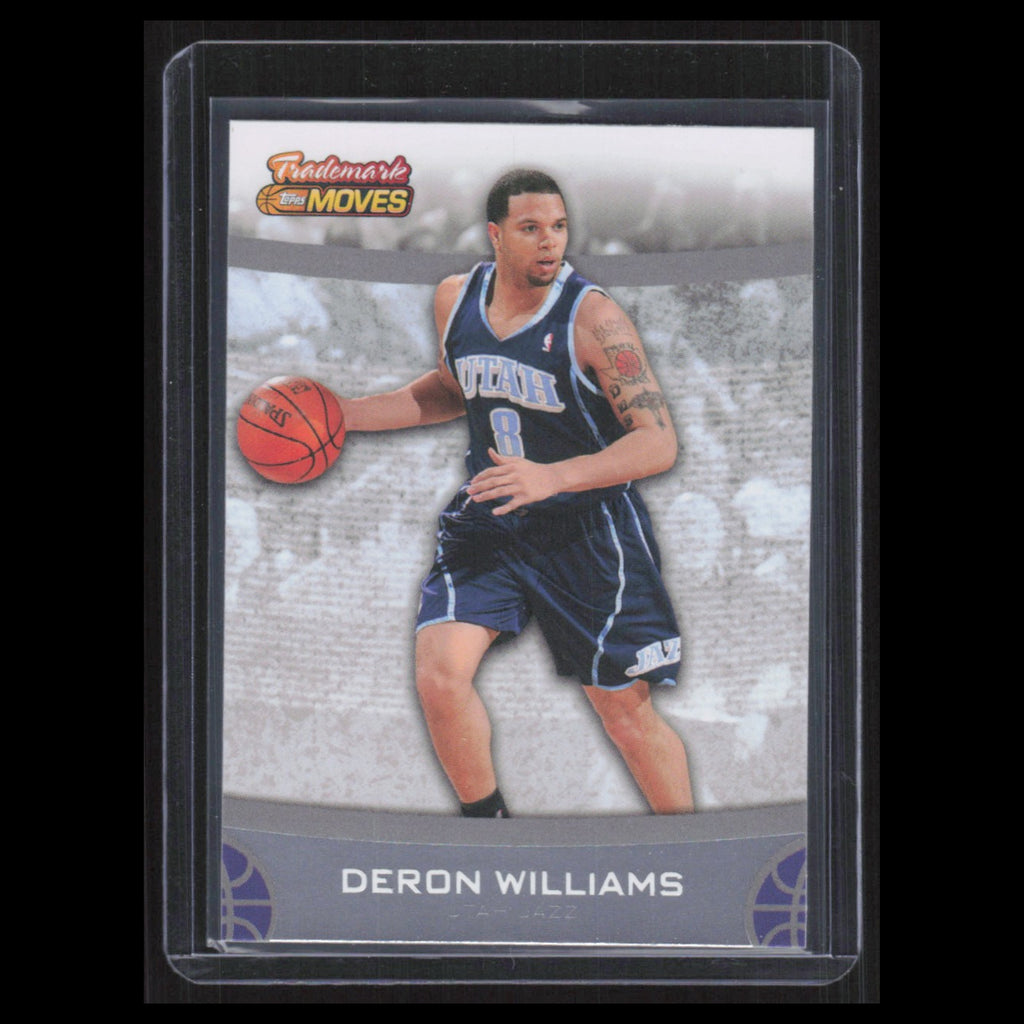 Deron Williams #19 2007 Topps Trademark Moves Utah Jazz Basketball Card NBA NM