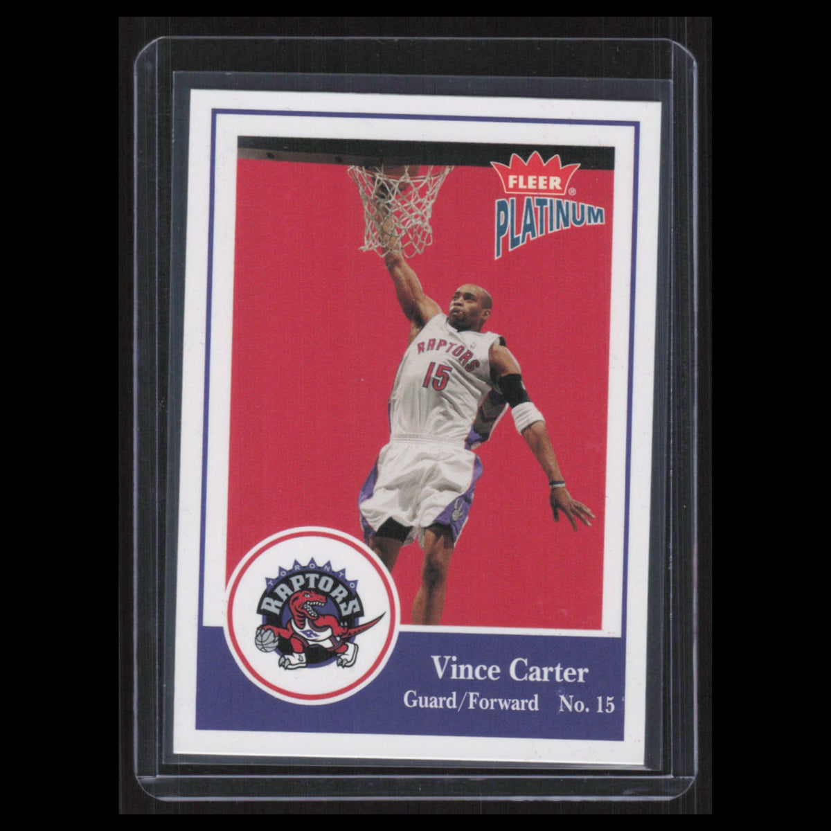 Vince Carter #15 2003 Fleer Platinum Toronto Raptors Basketball Card NBA NM