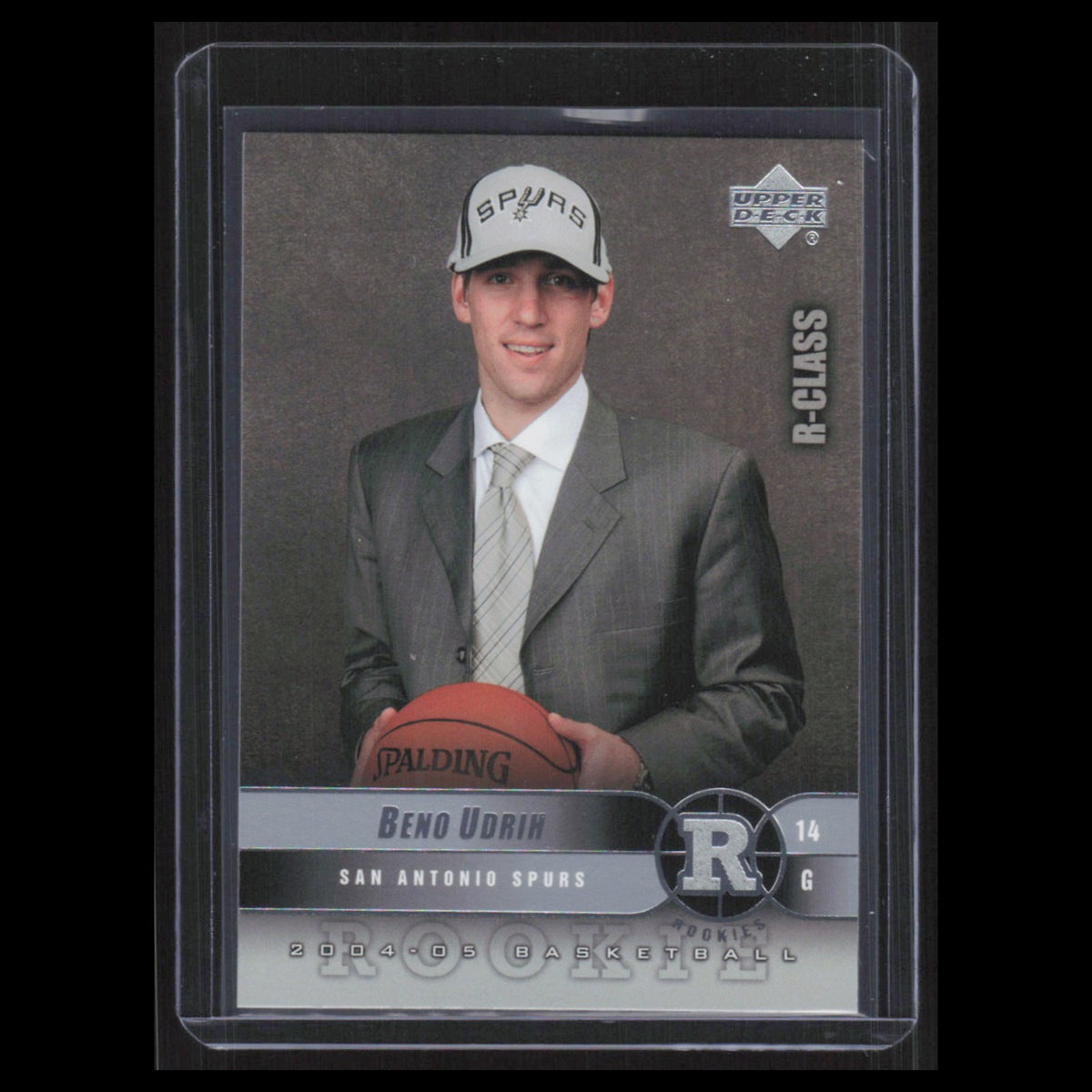Beno Udrih Rookie #118 2004 Upper Deck R-Class San Antonio Spurs Basketball Card