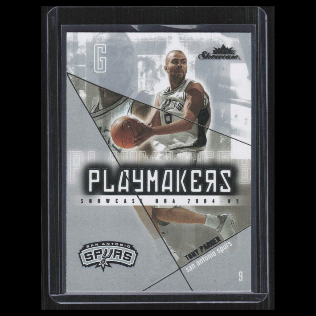 Tony Parker #4 2003 Fleer Showcase Playmakers San Antonio Spurs Basketball Card