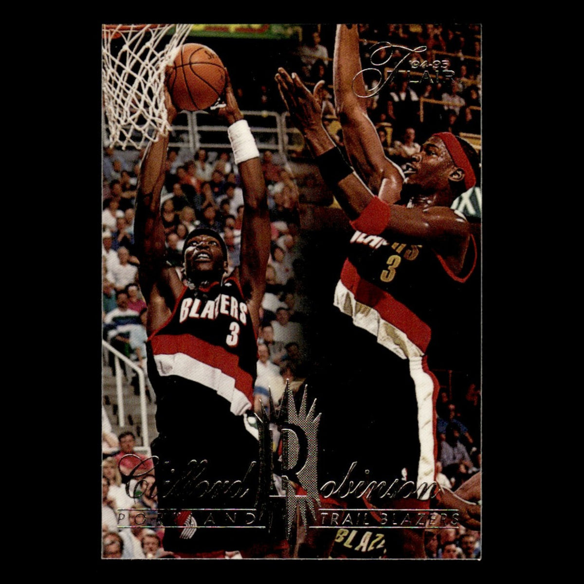 Clifford Robinson #123 1994 Flair Portland Trail Blazers Basketball Card NBA NM