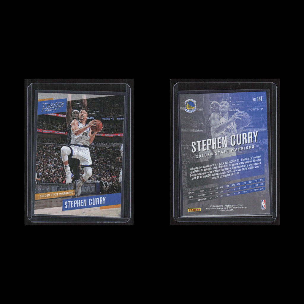 Stephen Curry #141 Steph 2017 Panini Prestige Golden State Warriors Basketball