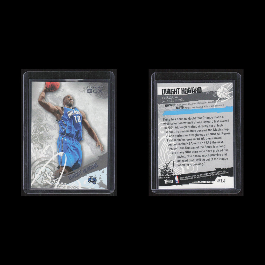 Dwight Howard #14 2007 Topps Orlando Magic Basketball Card NBA NM