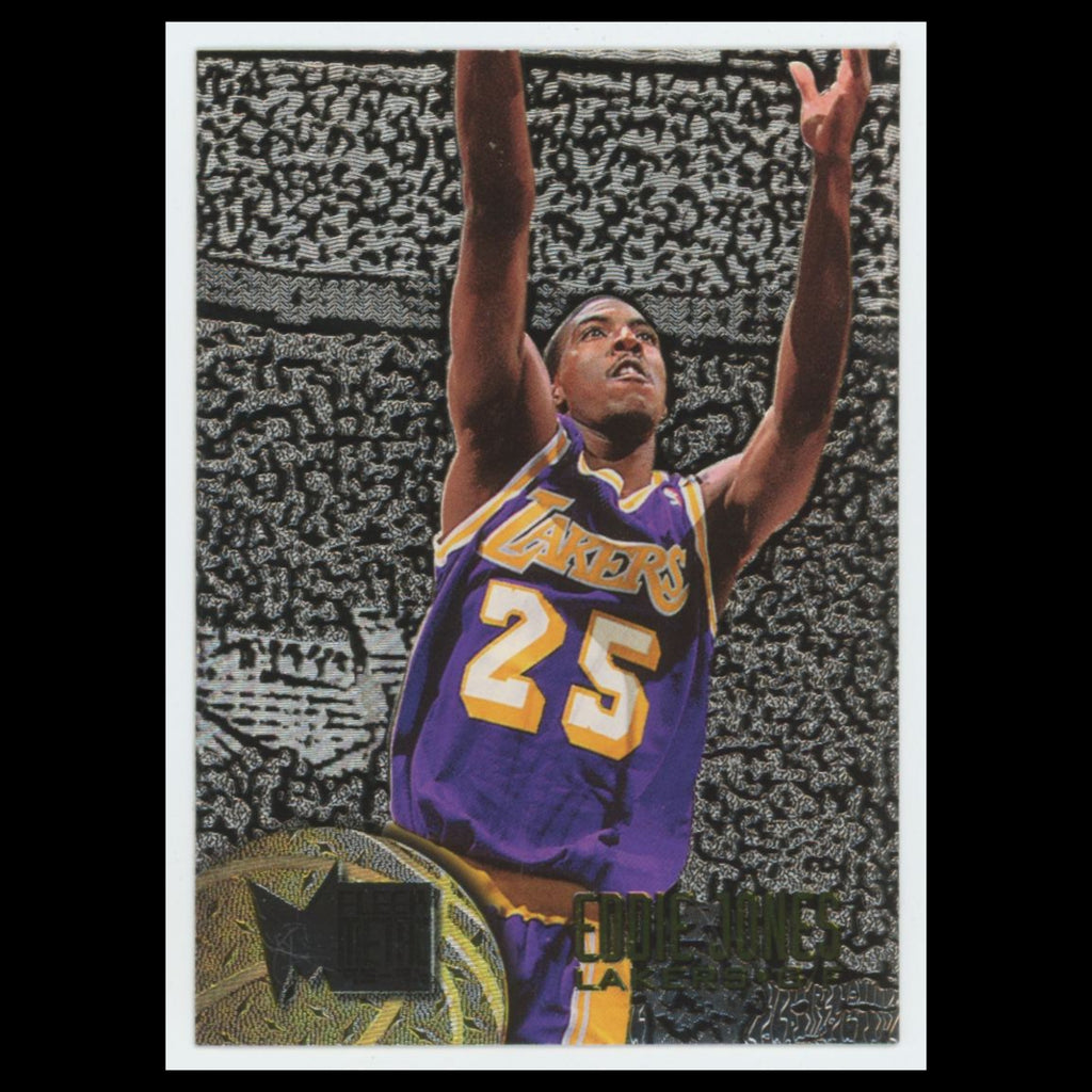 Eddie Jones #54 1995 Fleer Metal Los Angeles Lakers Basketball Card NBA NM