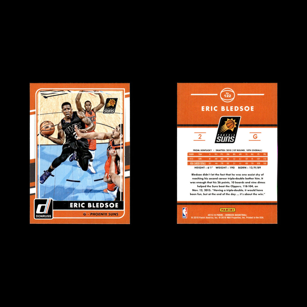 Eric Bledsoe #122 2015 Donruss Phoenix Suns Basketball Card NBA NM