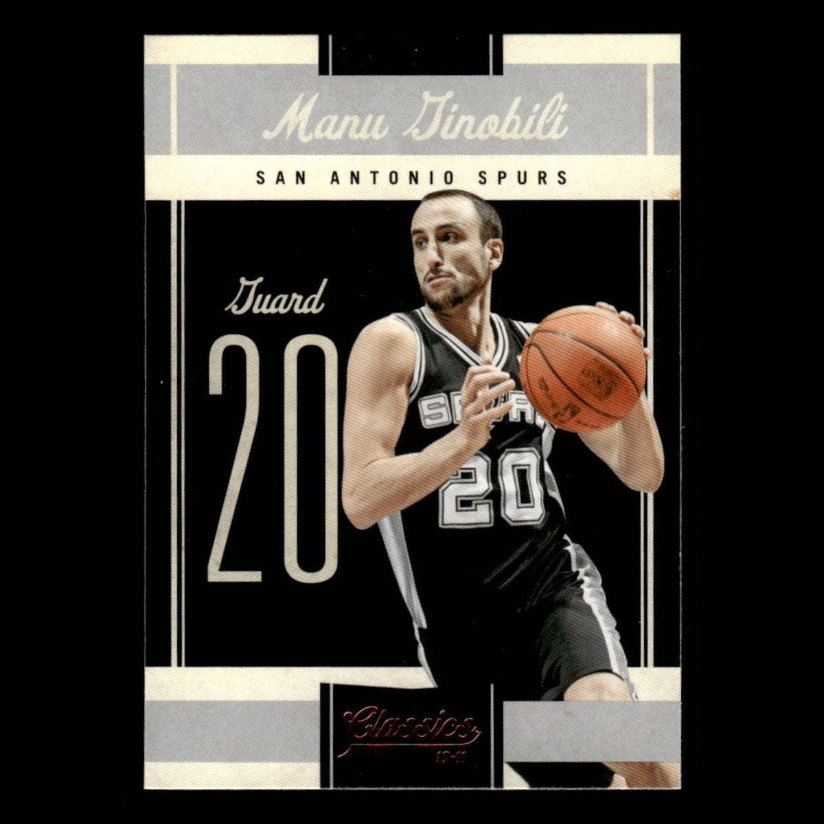 Manu Ginobili #7 Emanuel 2011 Panini Classics San Antonio Spurs Basketball Card