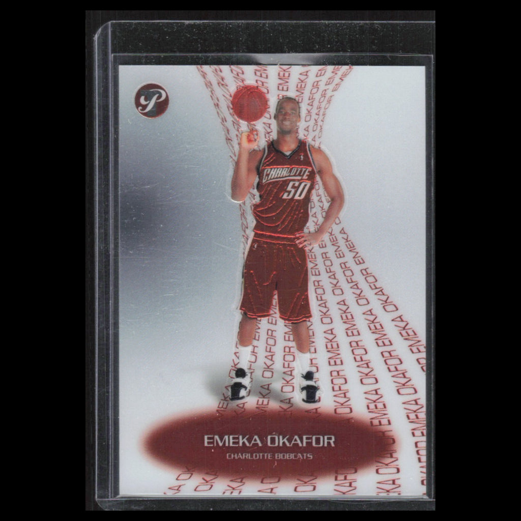 Emeka Okafor /739 #198 2004 Topps Pristine Charlotte Bobcats Basketball Card NBA