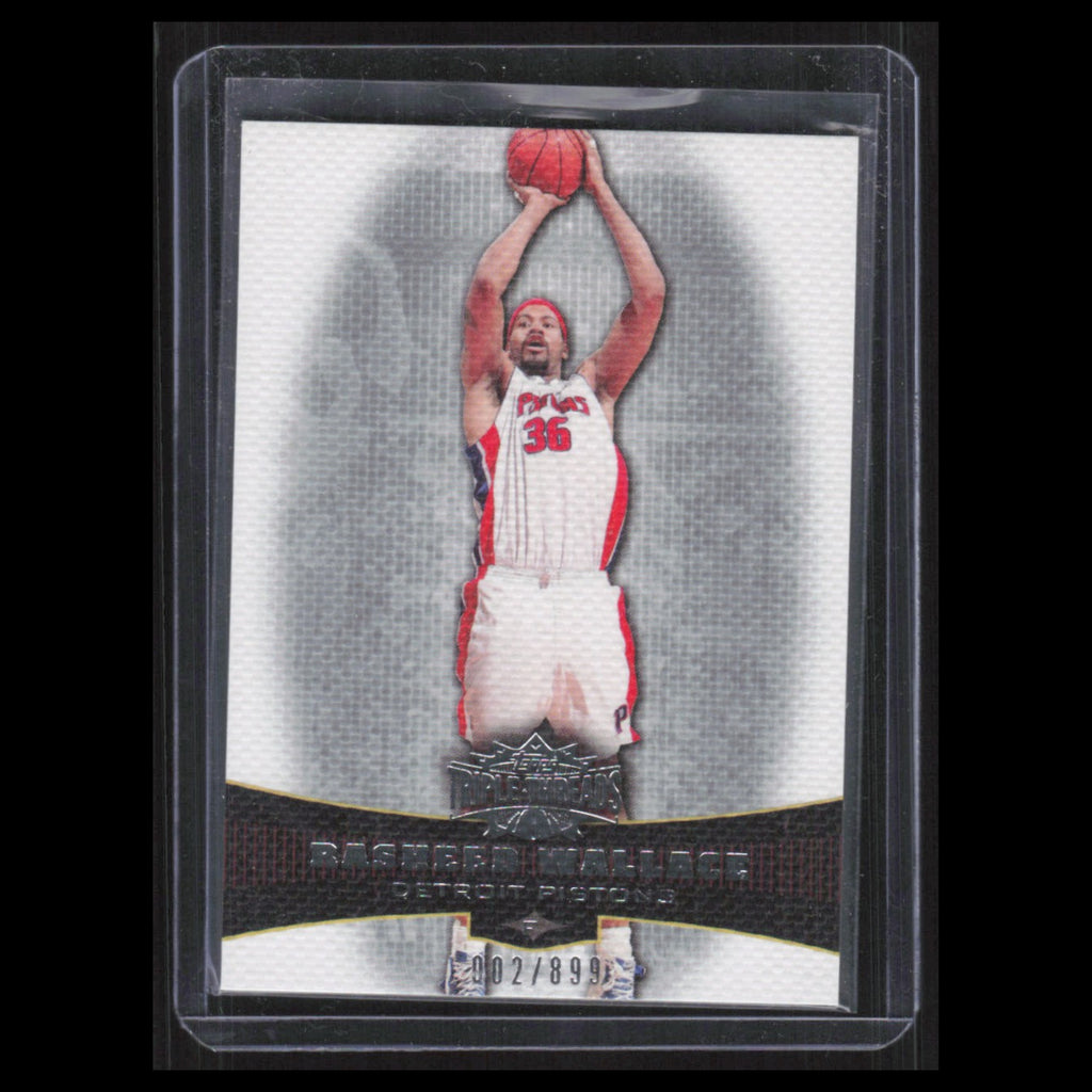 Rasheed Wallace #28 2006 Topps Triple Threads Detroit Pistons Basketball Card NM