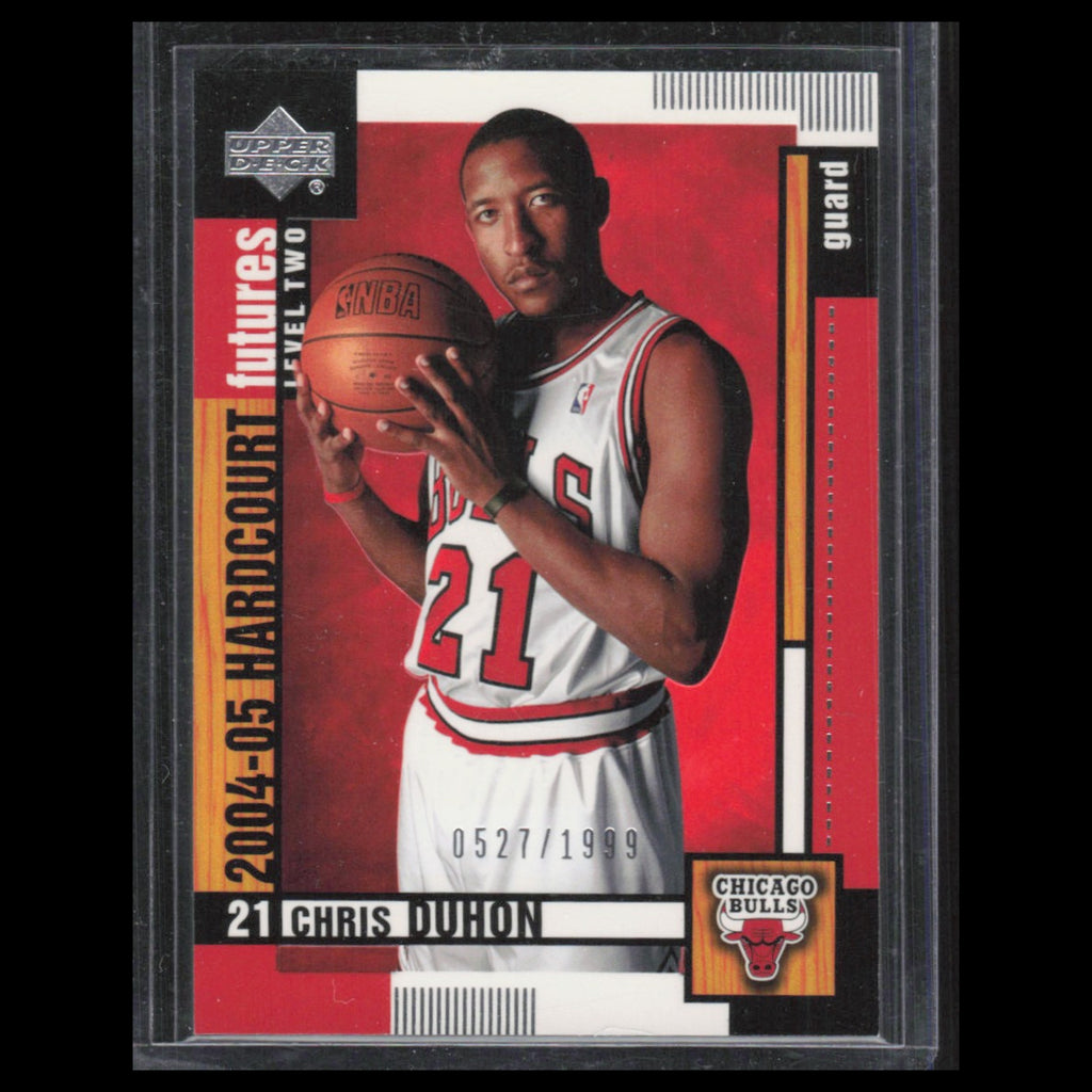 Chris Duhon Rookie /1999 #128 2004 Upper Deck Hardcourt Chicago Bulls Basketball