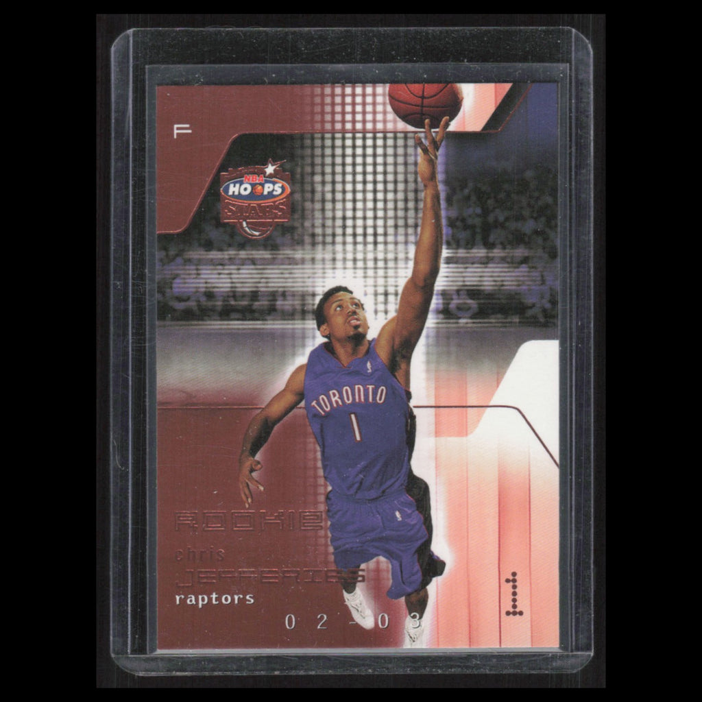 Chris Jefferies /299 #197 2002 Hoops Stars Five-Star Toronto Raptors Basketball