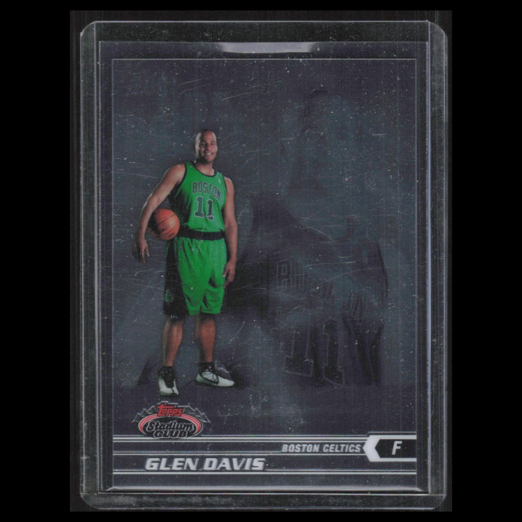 Glen Davis Rookie /1999 #134 2007 Stadium Club Boston Celtics Basketball Card NM