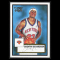Quentin Richardson #21 2005 Topps 1952 Style New York Knicks Basketball Card NBA