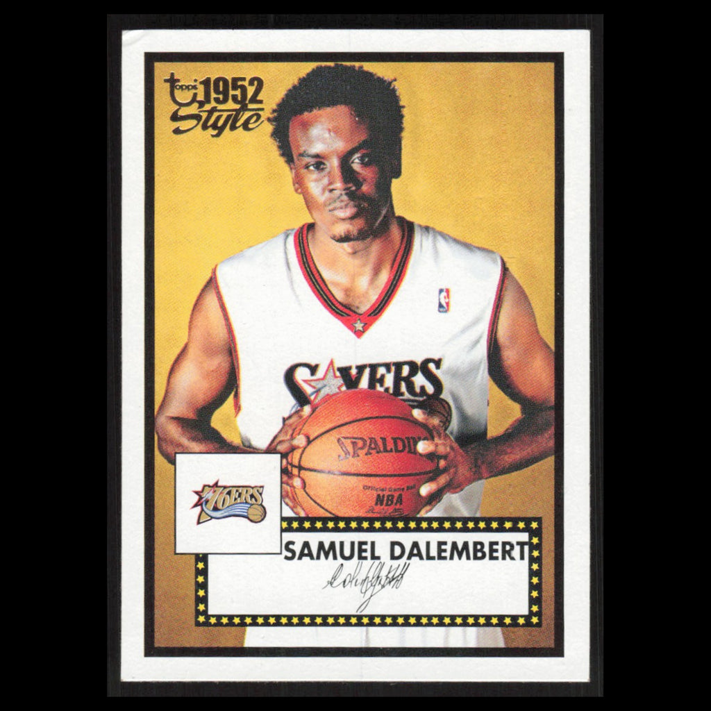 Samuel Dalembert #86 2005 Topps 1952 Style Philadelphia 76ers Basketball Card NM