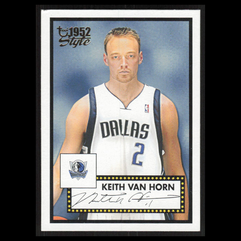 Keith Van Horn #43 2005 Topps 1952 Style Dallas Mavericks Basketball Card NBA NM
