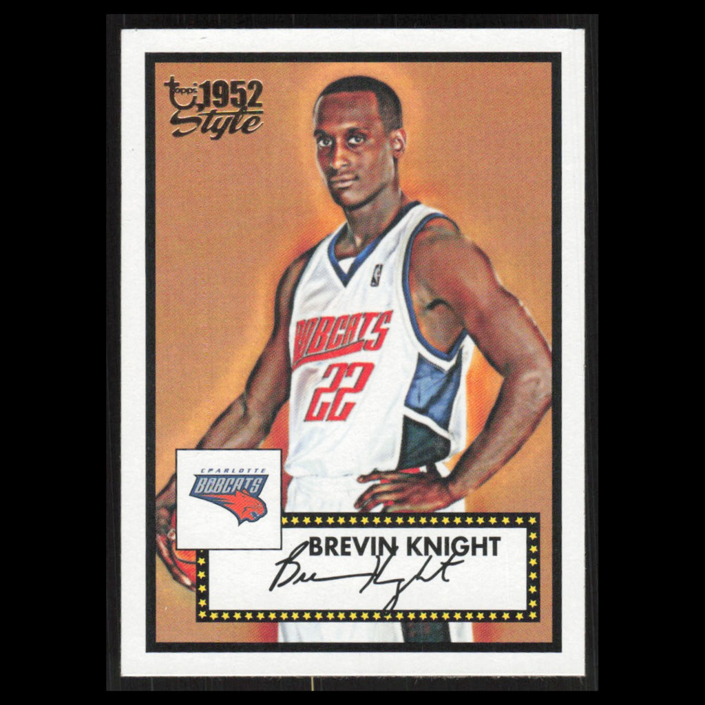 Brevin Knight #69 2005 Topps 1952 Style Charlotte Bobcats Basketball Card NBA NM