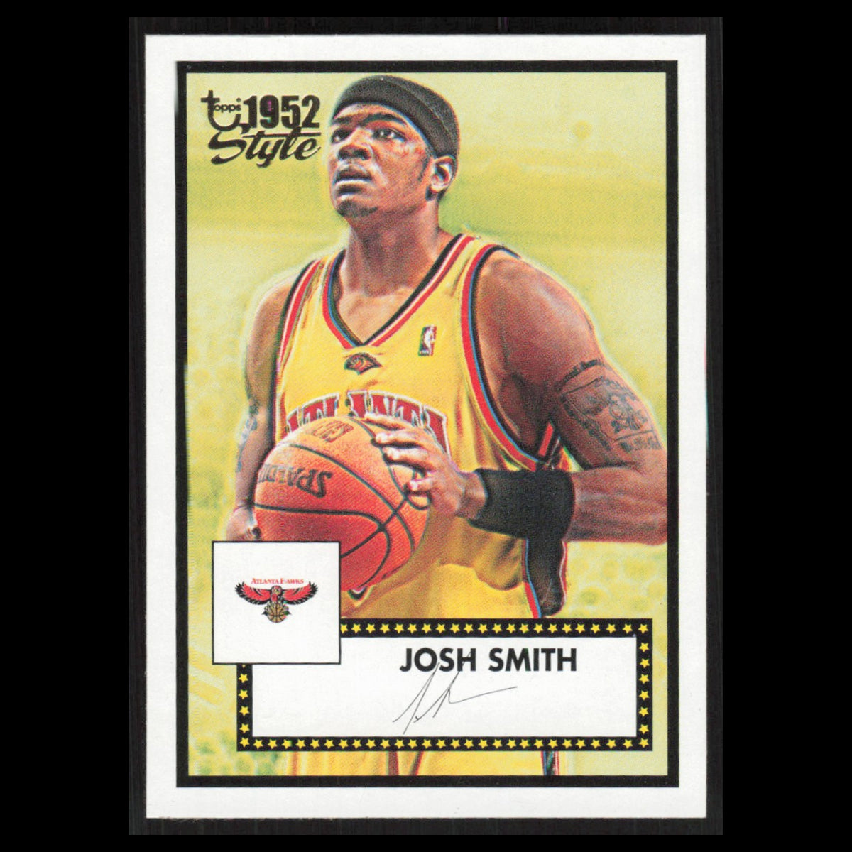 Josh Smith #76 2005 Topps 1952 Style Atlanta Hawks Basketball Card NBA NM