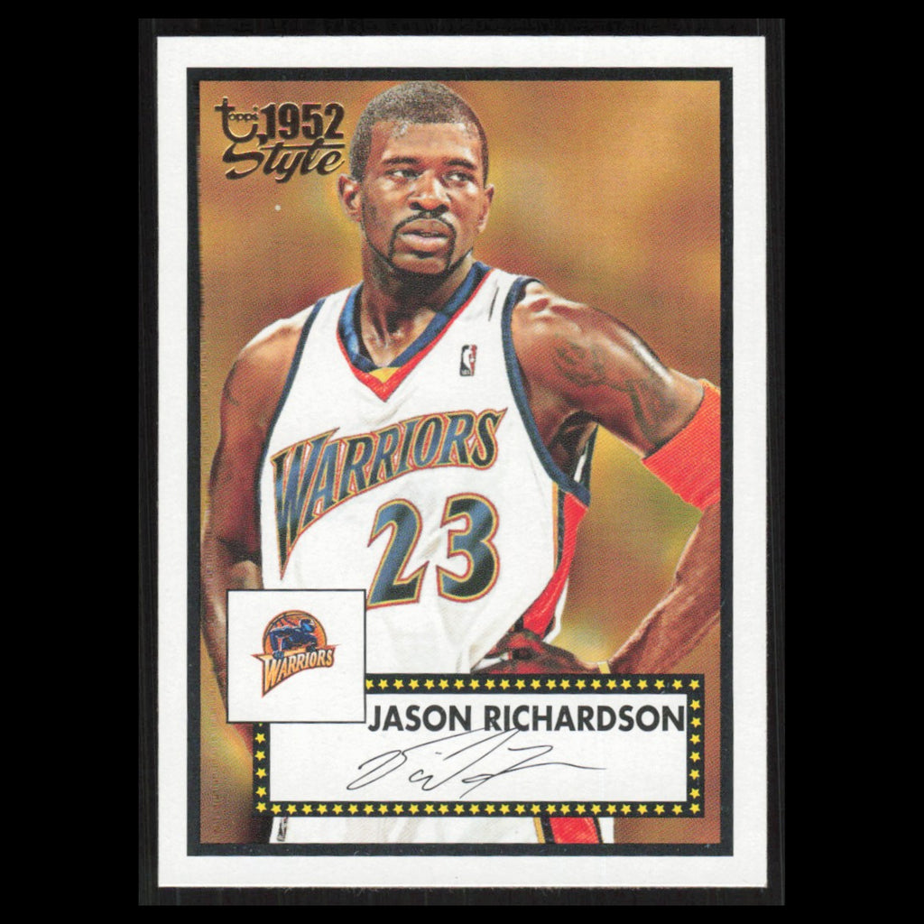 Jason Richardson #103 2005 Topps 1952 Style Golden State Warriors Basketball NBA