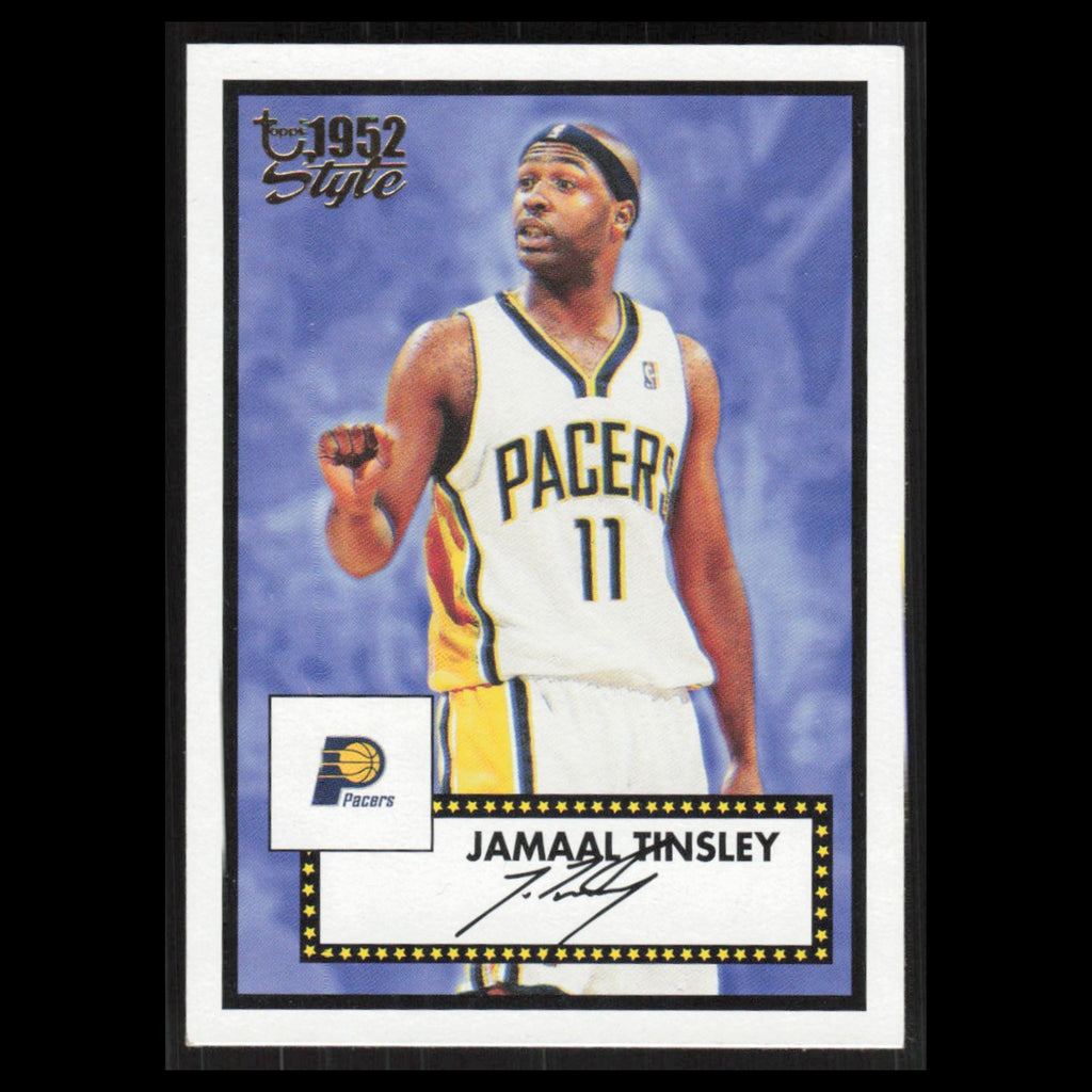 Jamaal Tinsley #114 2005 Topps 1952 Style Indiana Pacers Basketball Card NBA NM