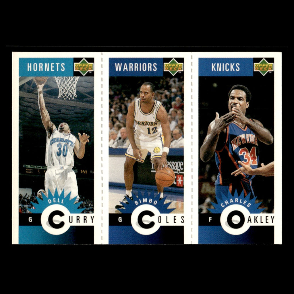 Charles Oakley/Bimbo Coles/Dell Curry #M56/M29/M7 1996 Upper Deck Mini Card NBA