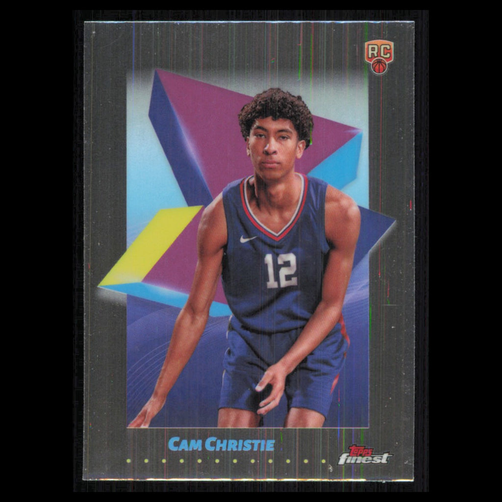 Cam Christie Rookie #44 2024 Topps Finest Los Angeles Lakers Basketball Card NBA
