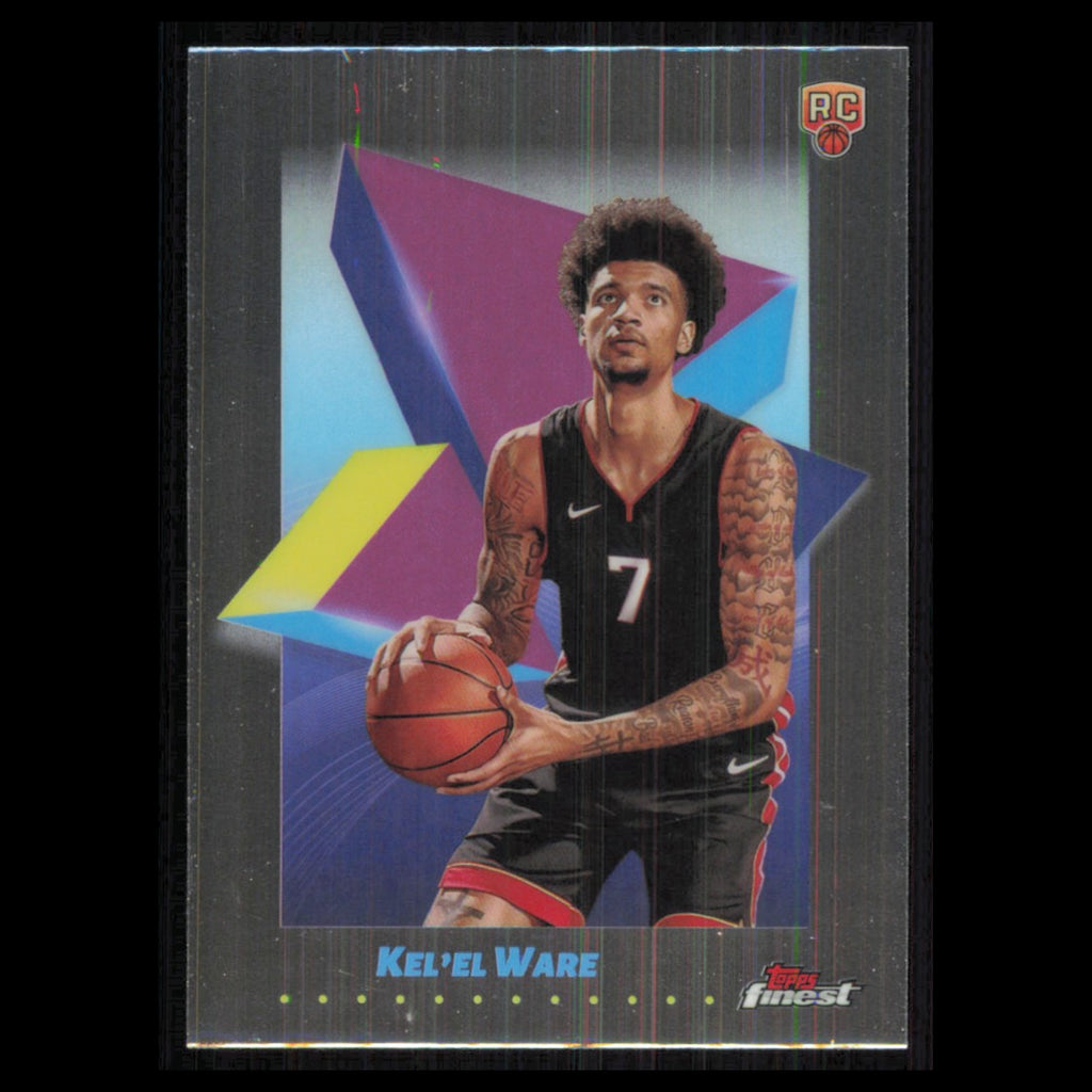 Kelel Ware Rookie #52 2024 Topps Finest Miami Heat Basketball Card NBA NM